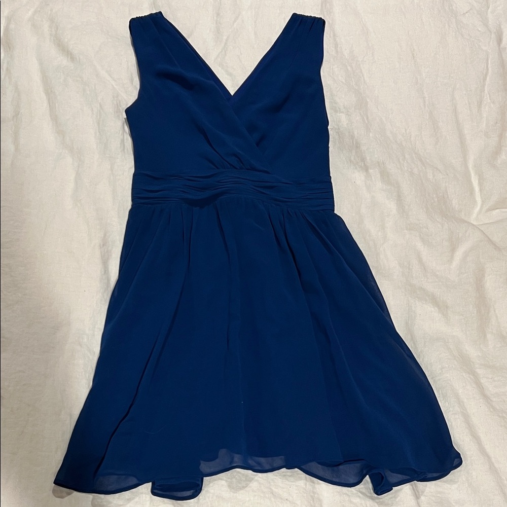 Armani Exchange Deep Blue Mini Dress